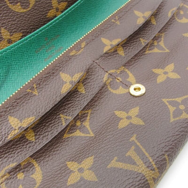 Preloved Authentic Louis vuitton Monogram Portefeuille Emily long wallet