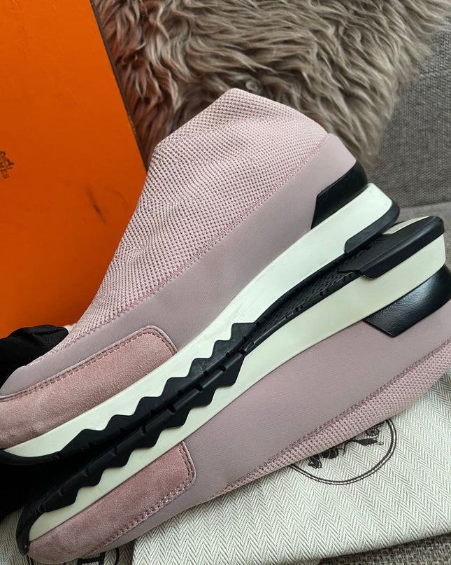 Preloved Authentic Hermes Brides de Gala Sneaker Rose Pink EU 37.5