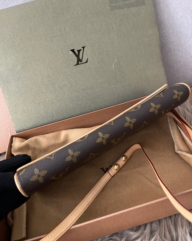 Preloved Authentic Louis Vuitton Monogram Pochette Twin PM cross body bag