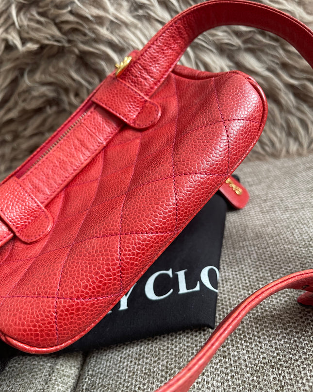 Preloved Authentic Chanel Vintage Quilted Waist Bag