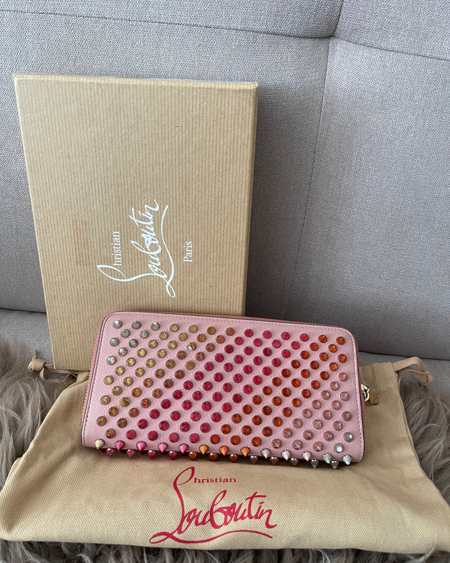 Preloved Authentic Christian Louboutin Panettone zip-around long wallet