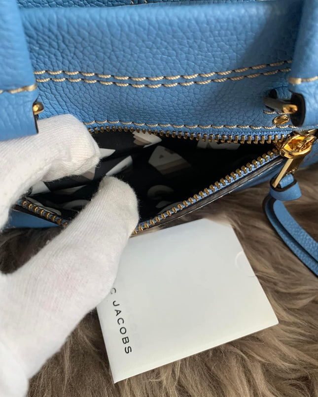Marc Jacobs Mini Cruiser Satchel Bag in Coastal Blue