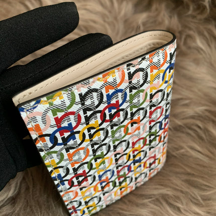 Salvatore Ferragamo Gancini Multicolor Small Wallet