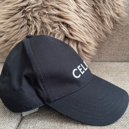 Preloved AuthenticCeline Embroidered Logo Baseball Cap – Black
