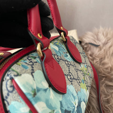 Preloved Authentic Gucci GG Blooms Mini Boston Bag