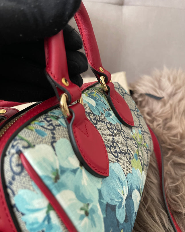 Preloved Authentic Gucci GG Blooms Mini Boston Bag