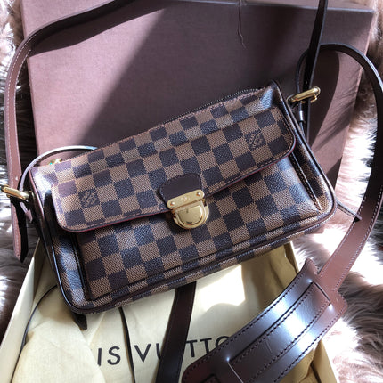 Preloved Louis Vuitton Brown Damier Ebene  Ravello GM