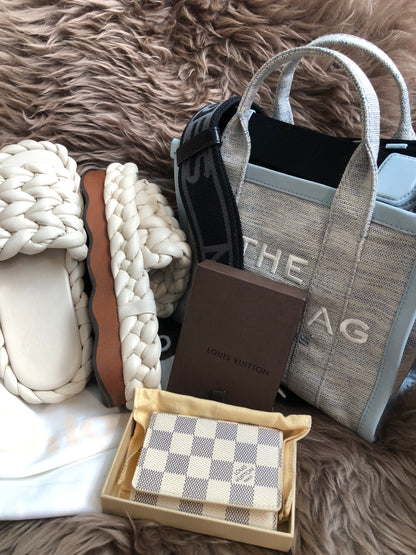 Louis Vuitton Pre-Owned Damier Azur Card Holder