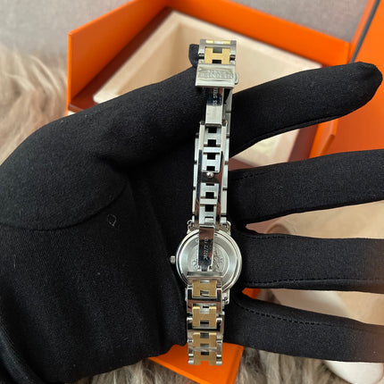 Preloved Authentic Hermès Clipper Watch 2 tone