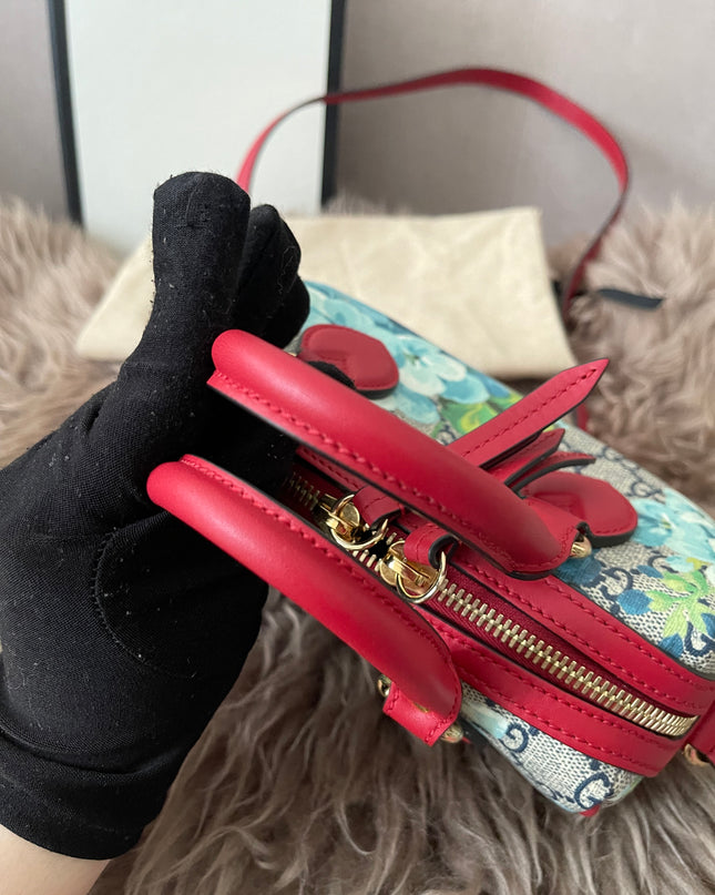 Preloved Authentic Gucci GG Blooms Mini Boston Bag