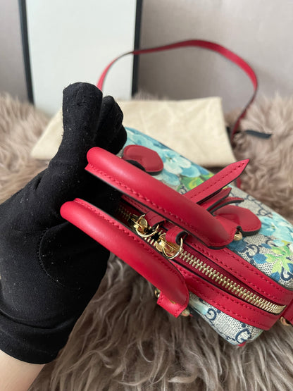 Preloved Authentic Gucci GG Blooms Mini Boston Bag