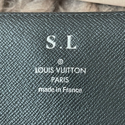 Preloved Authentic Rank A- Louis Vuitton Damier Graphite long wallet with removable insert