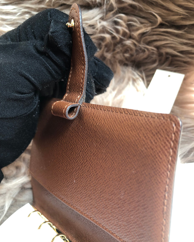 Louis Vuitton Preloved 2003 Agenda PM notebook cover monogram