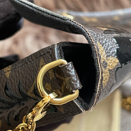 Preloved Authentic LV Félicie Pochette – Limited Edition Floral Jacquard Canvas