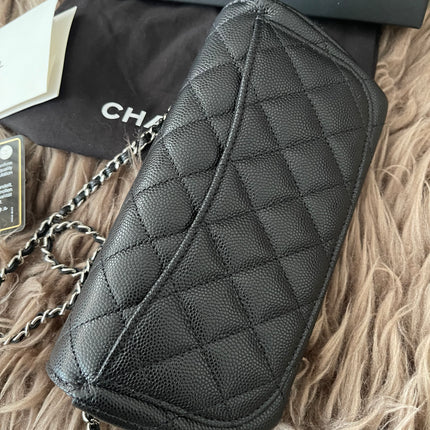 Preloved Authentic Chanel Glasses Case with Chain