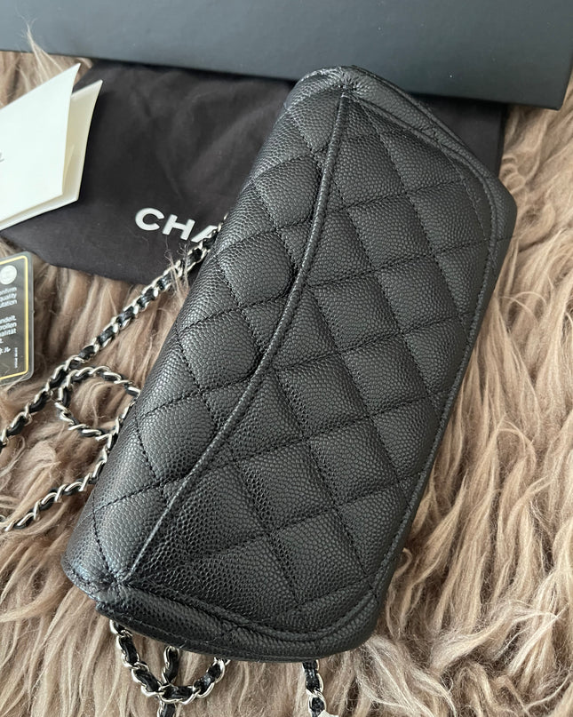 Preloved Authentic Chanel Glasses Case with Chain