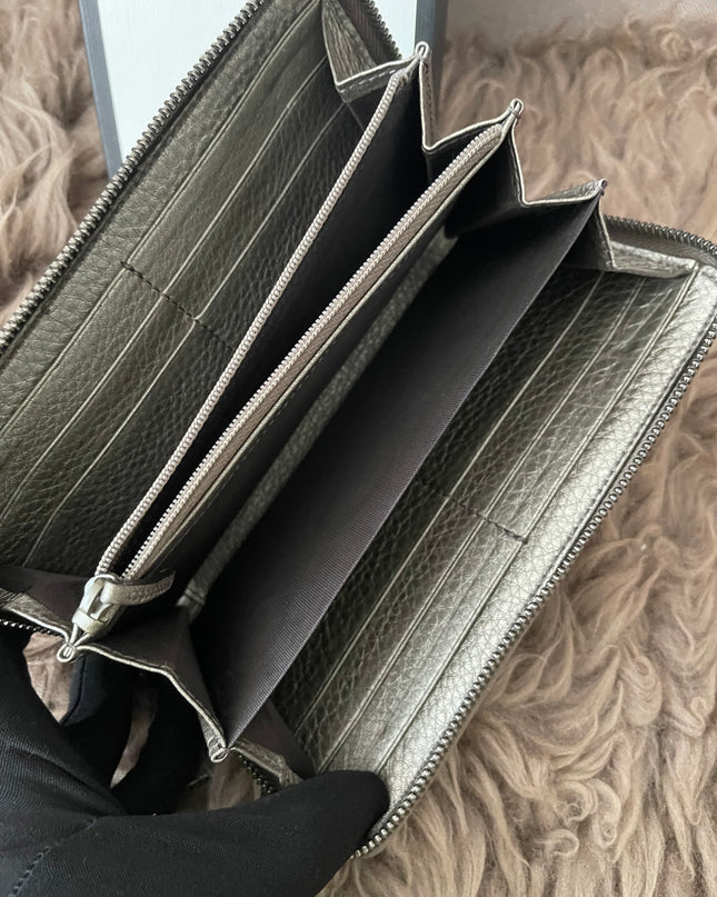 Preloved Authentic Rank A- Gucci Soho Zip-Around Wallet