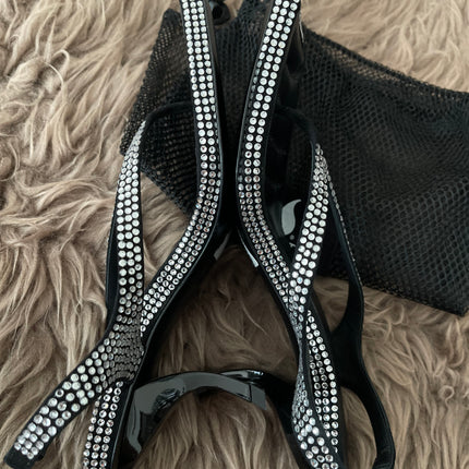 Preloved Authentic GIABORGHINI Rosie 13 70mm thong sandals SZ 35
