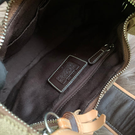 COACH◆Handbag/leather/allover pattern/6824