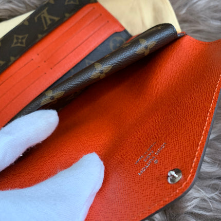 Louis Vuitton Monogram Orange Marie-Lou Wallet