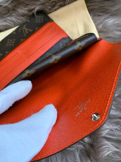 Louis Vuitton Monogram Orange Marie-Lou Wallet