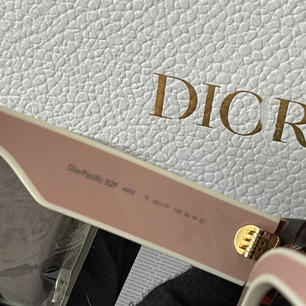 PRELOVED AUTHENTIC DiorPacific B2I Transparent Pink Butterfly Sunglasses