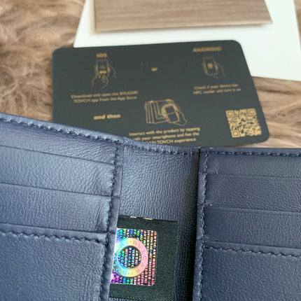 BVLGARI
Logo Infinitum Folded Card Holder in Leather