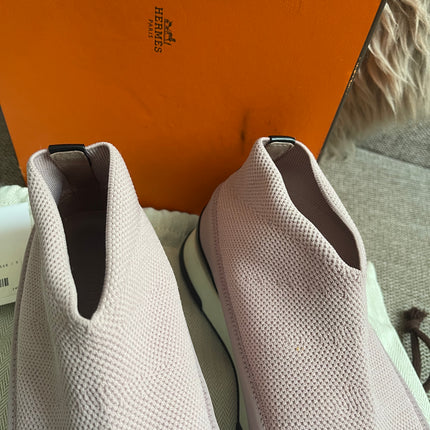 Preloved Authentic Hermes Brides de Gala Sneaker Rose Pink EU 37.5