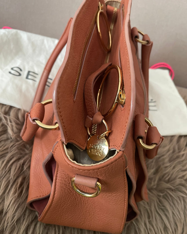 Preloved Authentic SEE BY CHLOE MIYA LEATHER 2WAY