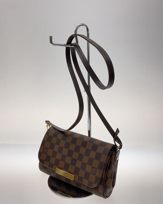 Preloved Authentic LOUIS VUITTON Favorite MM_Damier Ebene_BRW/PVC/