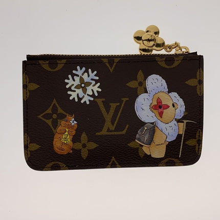 Preloved Authentic LOUIS VUITTON Card Case/PVC/Brown/All-over Pattern/Women's/M15333