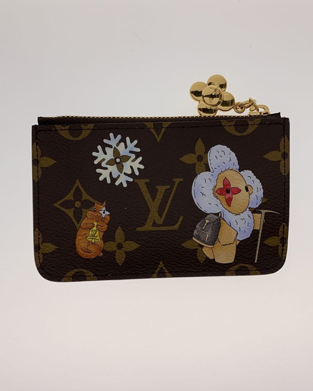 Preloved Authentic LOUIS VUITTON Card Case/PVC/Brown/All-over Pattern/Women's/M15333