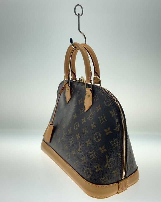 Preloved Authentic LOUIS VUITTON 2) Alma PM_Monogram Canvas/PVC/Brown/Monogram