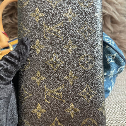 Preloved Authentic Louis Vuitton Neo Speedy Monogram Denim Handbag