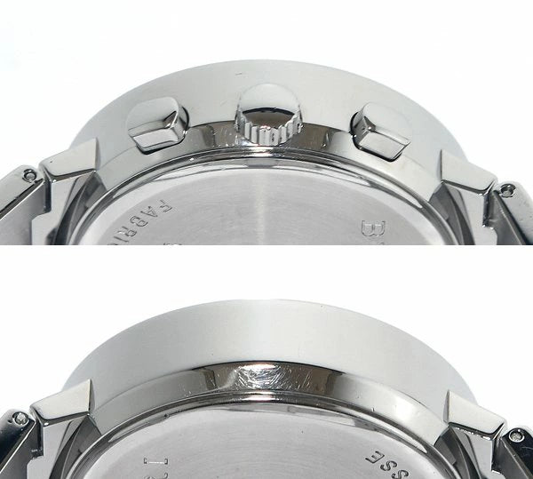 Preloved Authentic Rank A ★Box and warranty included! Excellent condition! BVLGARI Bvlgari Bvlgari BB38SSCH BB38BSSDCH Chronograph Automatic Men's Watch★