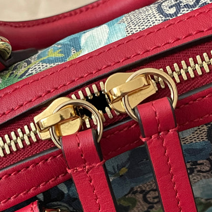 Preloved Authentic Gucci GG Blooms Mini Boston Bag