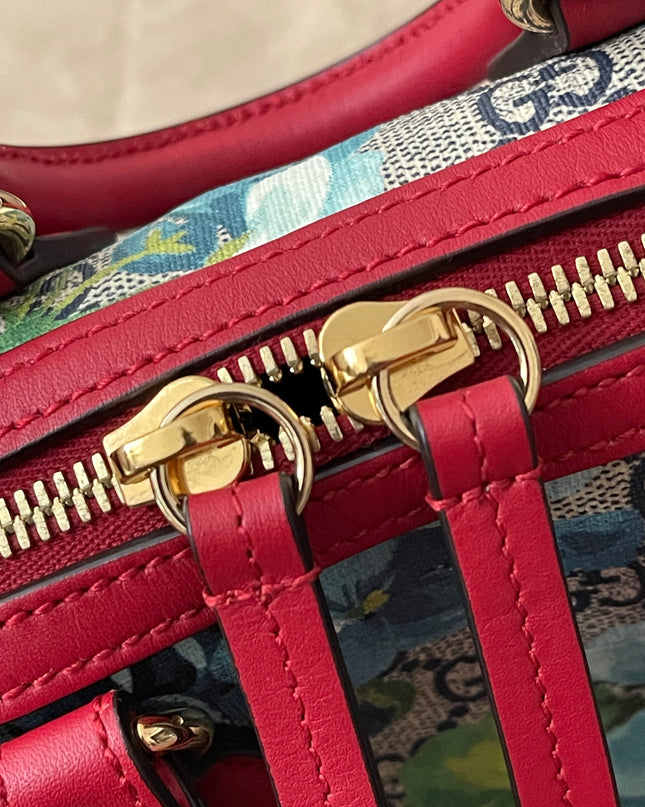 Preloved Authentic Gucci GG Blooms Mini Boston Bag