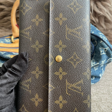 Preloved Authentic Louis Vuitton Neo Speedy Monogram Denim Handbag