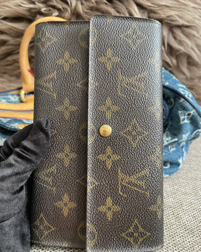 Preloved Authentic Louis Vuitton Neo Speedy Monogram Denim Handbag