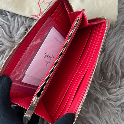 Preloved Authentic Christian Louboutin Panettone zip-around long wallet