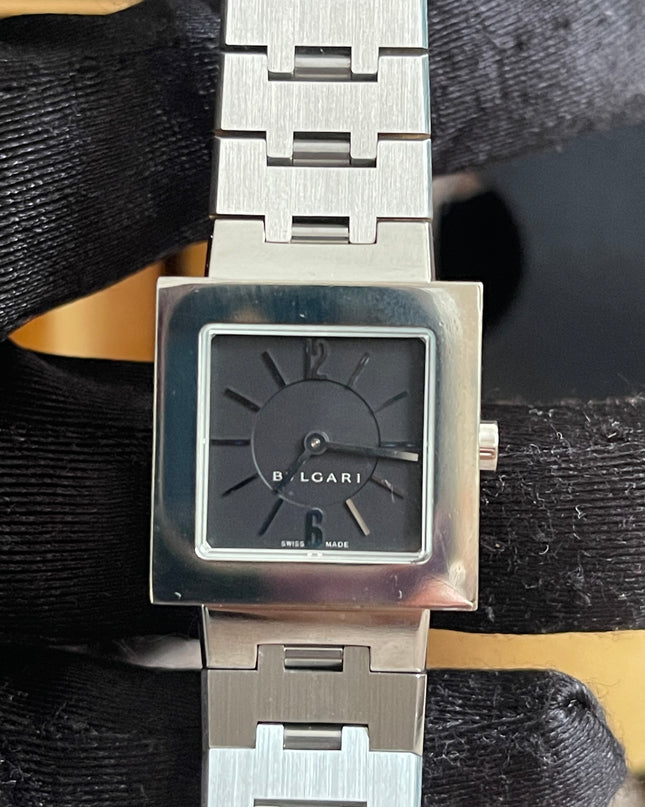 Preloved Authentic Bvlgari Quadrato SQ22 SS Ladies Watch
