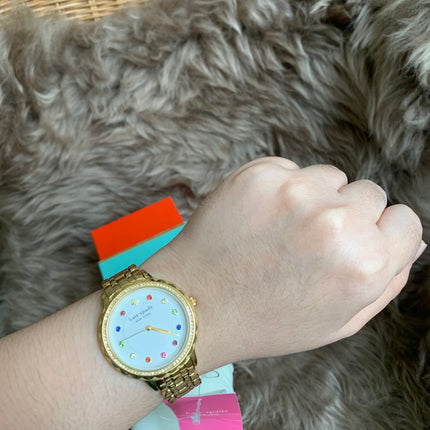 Kate Spade New York Morningside Three-Hand Gold-Tone Stainless Steel Watch