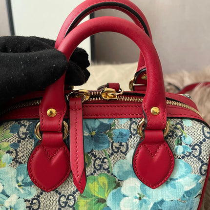 Preloved Authentic Gucci GG Blooms Mini Boston Bag