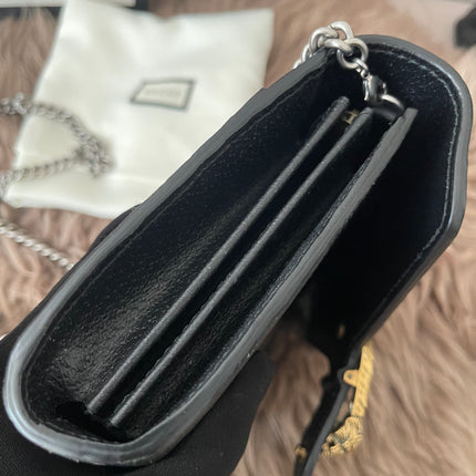 Preloved Authentic Gucci Dionysus Web Chain Wallet Leather Small crossbody bag