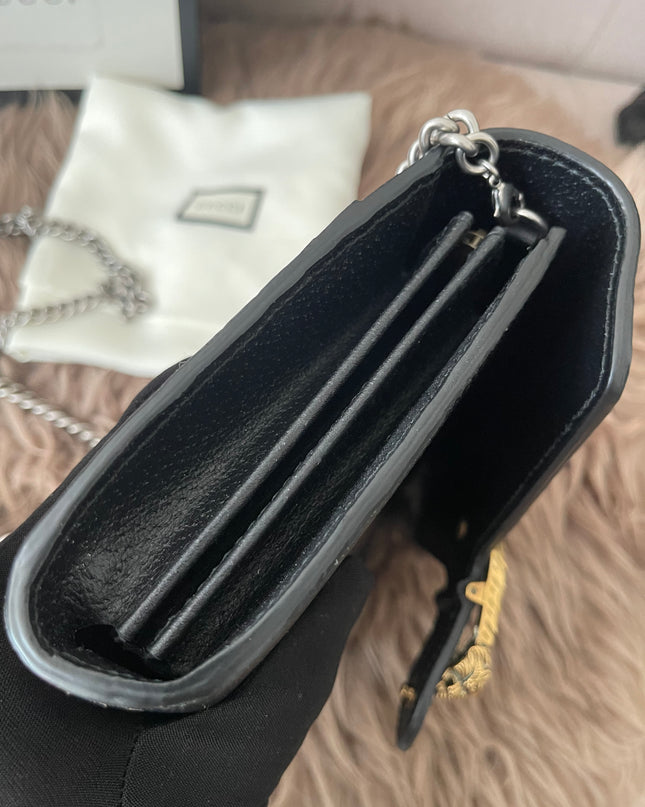 Preloved Authentic Gucci Dionysus Web Chain Wallet Leather Small crossbody bag