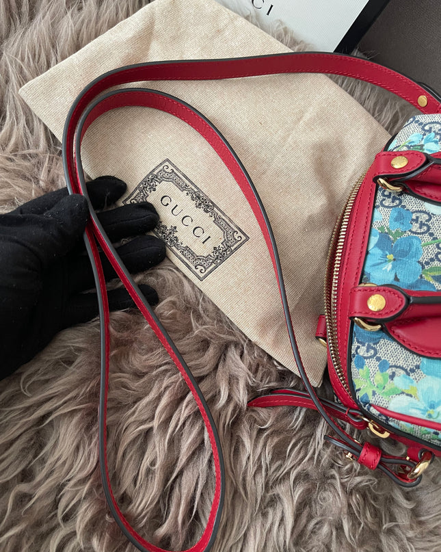 Preloved Authentic Gucci GG Blooms Mini Boston Bag