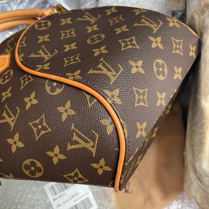 BIG DROP! Preloved Louis Vuitton 2000 Ellipse PM handbag w/provided strap