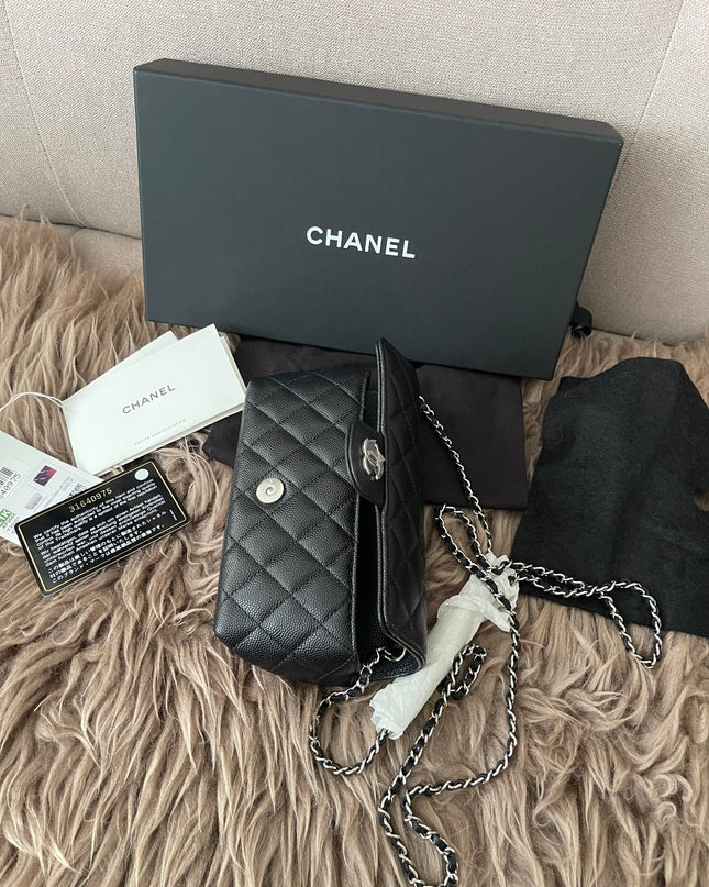 Preloved Authentic Chanel Glasses Case with Chain