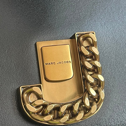 Preloved Authentic Marc Jacobs The St. Marc Top Handle Bag in Black — Brand New