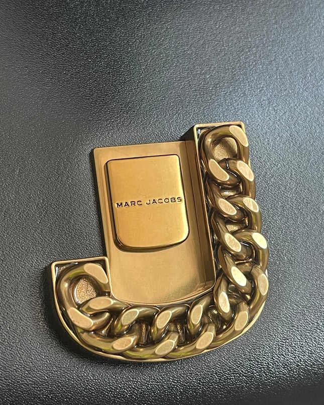 Preloved Authentic Marc Jacobs The St. Marc Top Handle Bag in Black — Brand New